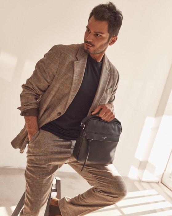 Miejska torba męska z kieszeniami — David Jones [8]