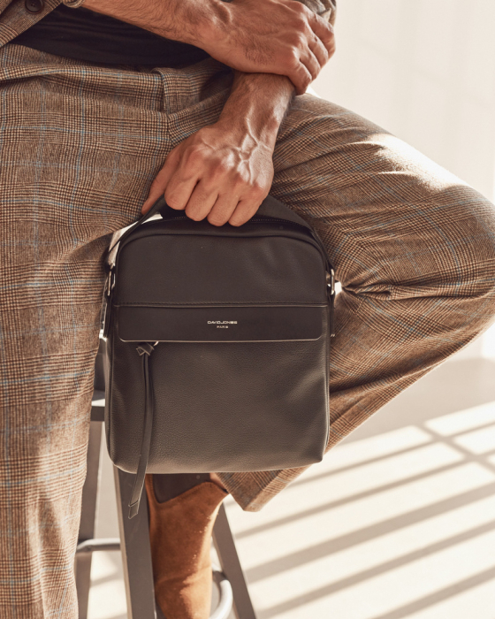 Miejska torba męska z kieszeniami — David Jones [7]