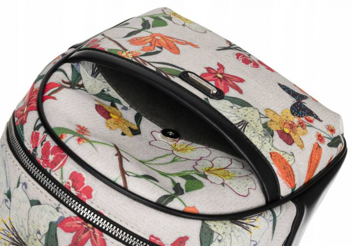Rucsac urban de dama cu model floral - David Jones PTR-6940-4 [7]