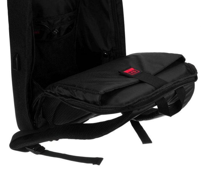 Rucsac modern cu compartiment pentru laptop si port USB - David Jones PTR-PC-033 [9]