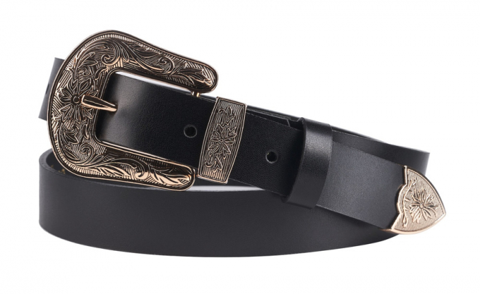 Curea dama din piele naturala Peterson PTR-PTN SSZ-3-110 CZ [3]