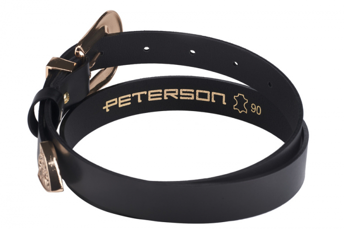 Curea dama din piele naturala Peterson PTR-PTN SSZ-3-110 CZ [5]