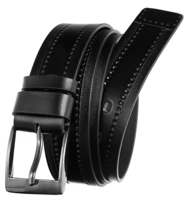 Curea barbati din piele naturala Rovicky PTR-PRS-06-G BR [1]