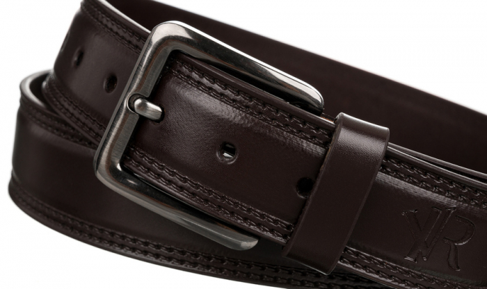 Curea barbati din piele naturala Rovicky PTR-RPM-32-115-PUM BRO [9]