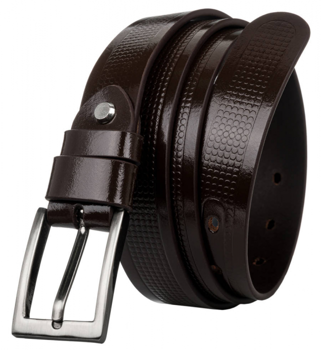 Curea barbati din piele naturala Rovicky PTR-PLW-R-14 115 BRO [1]