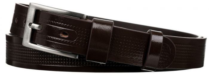 Curea barbati din piele naturala Rovicky PTR-PLW-R-14 115 BRO [2]