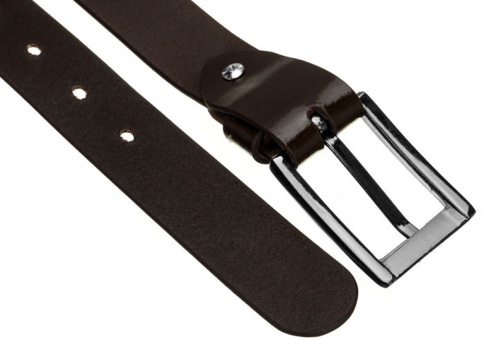 Curea barbati din piele naturala Rovicky PTR-PLW-R-14 115 BRO [7]