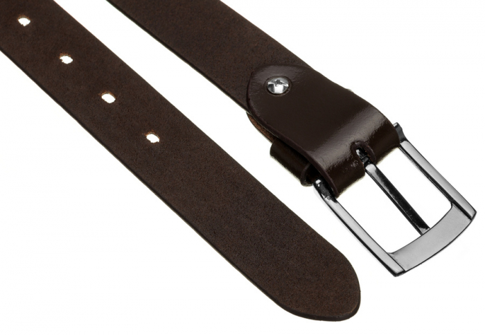 Curea barbati din piele naturala Rovicky PTR-PLW-R-15 115 BRO [7]