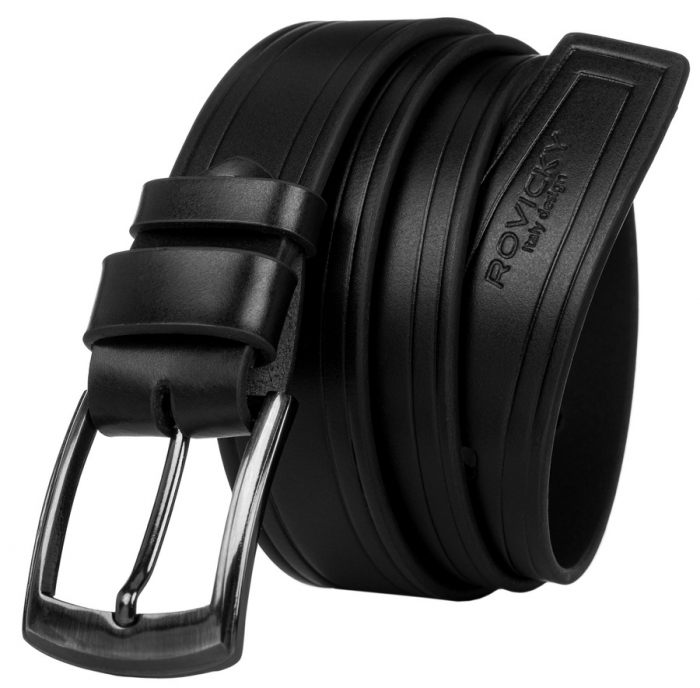 Curea barbati din piele naturala Rovicky PTR-ROVICKY-2 115 BL [1]