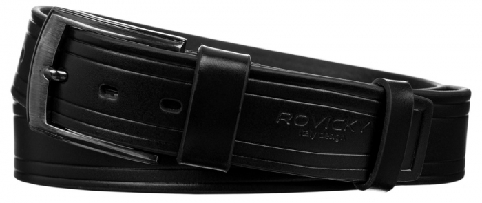 Curea barbati din piele naturala Rovicky PTR-ROVICKY-2 115 BL [2]