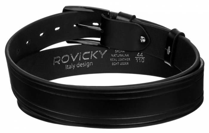 Curea barbati din piele naturala Rovicky PTR-ROVICKY-2 115 BL [3]