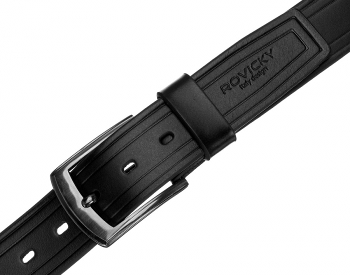 Curea barbati din piele naturala Rovicky PTR-ROVICKY-2 115 BL [6]