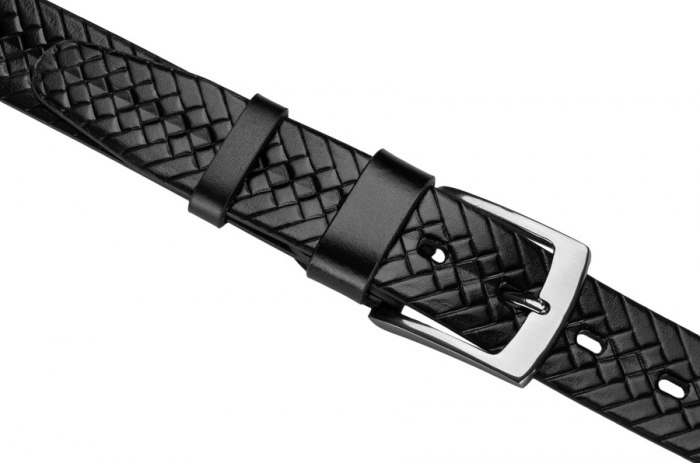 Curea barbati din piele naturala Peterson PTR-PTN PRS-02-G-115-BL [5]
