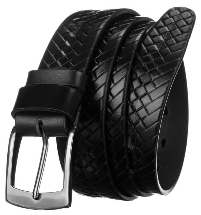 Curea barbati din piele naturala Peterson PTR-PTN PRS-02-G-115-BL [3]