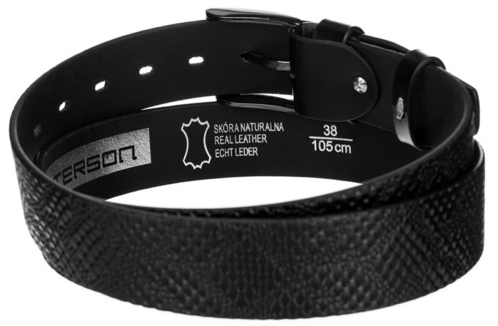 Curea barbati din piele naturala Peterson PTR-PTN PRS-03-G-115-BL [8]