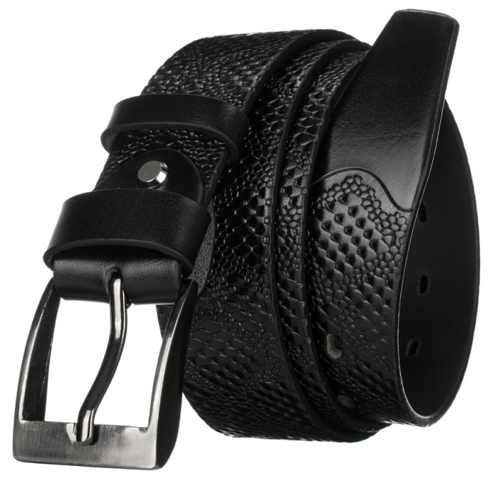 Curea barbati din piele naturala Peterson PTR-PTN PRS-03-G-115-BL [3]