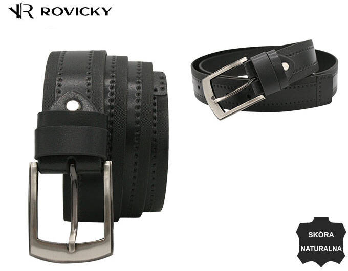 Curea barbati din piele naturala Rovicky PTR-R-PI-01 [5]