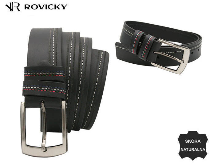 Curea barbati din piele naturala Rovicky R-PI-03 [4]