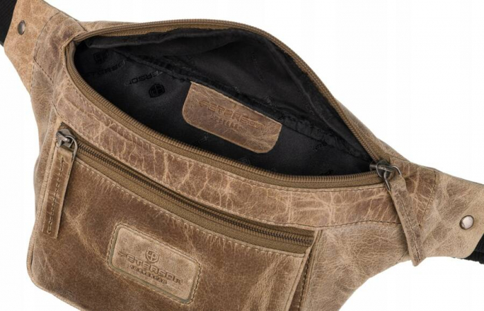 Borseta pentru barbati din piele naturala Peterson PTR-PTN BP-2-HUN-3717 WH [4]