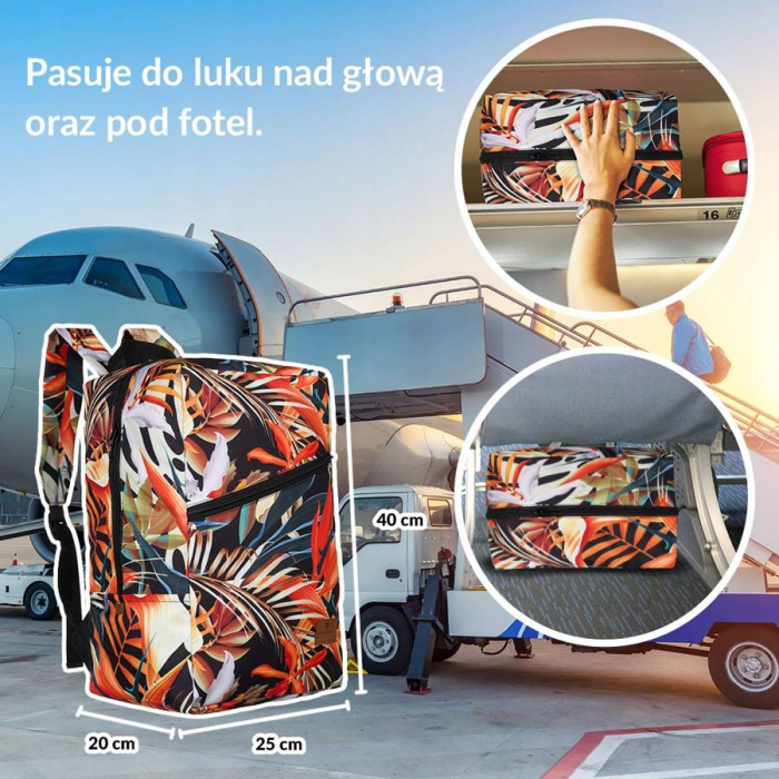 Geantă de voiaj rucsac cu suport pentru valiză - Peterson PTR-PTN PLEC-01 [12]