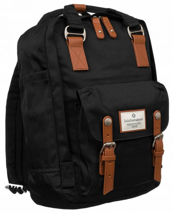 Rucsac de voiaj dama cu spatiu pentru laptop - LuluCastagnette PTR-NONO NOIR 1 [1]
