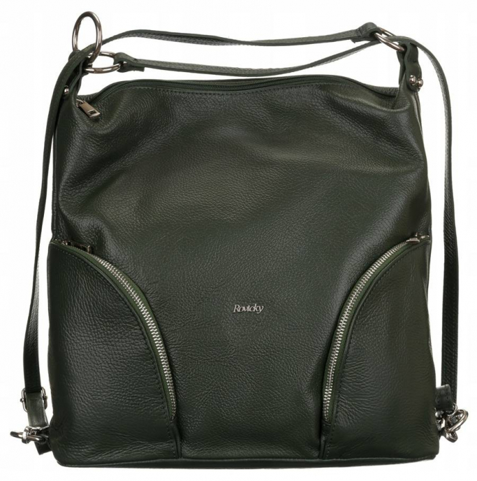 Geanta shopper de dama spatioasa din piele naturala - Rovicky PTR-TWR-160 ZIE [2]