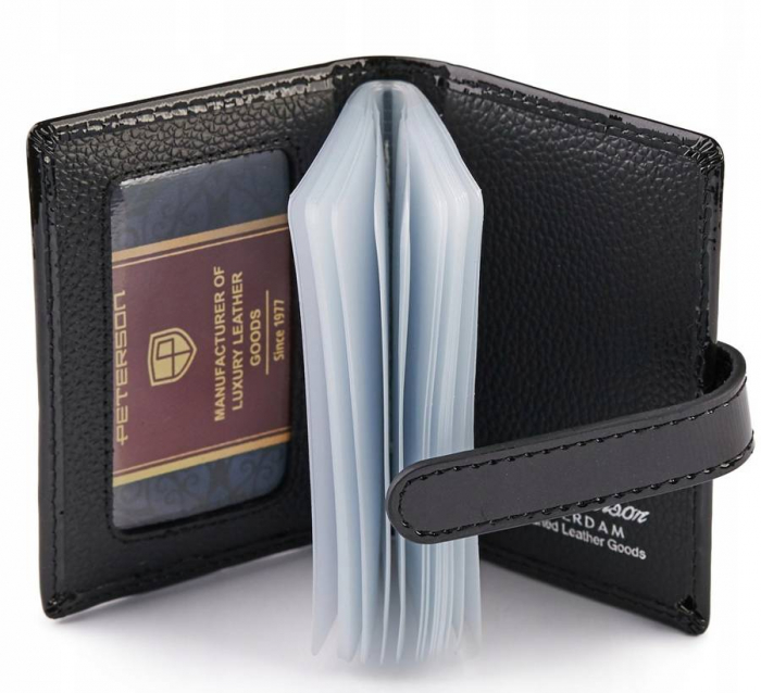 Portcard dama din piele naturala Peterson PTR-PTN BC-102 [4]