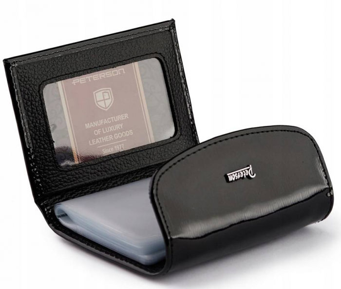 Portcard dama din piele naturala Peterson PTR-PTN BC-105 [4]