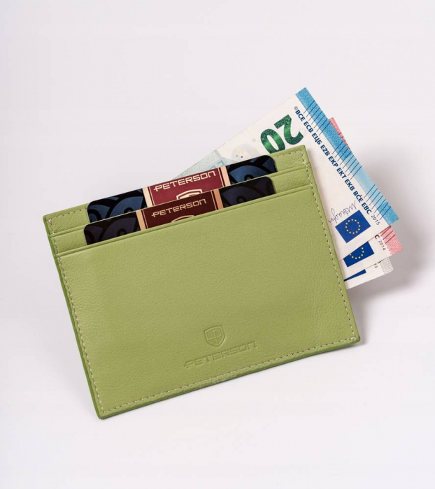 Portcard din piele naturala Peterson PTR-PTN CAW22722 1439 [5]