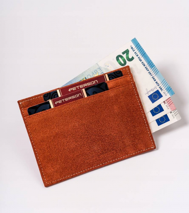 Portcard din piele naturala Peterson PTR-PTN CAW22722 [7]