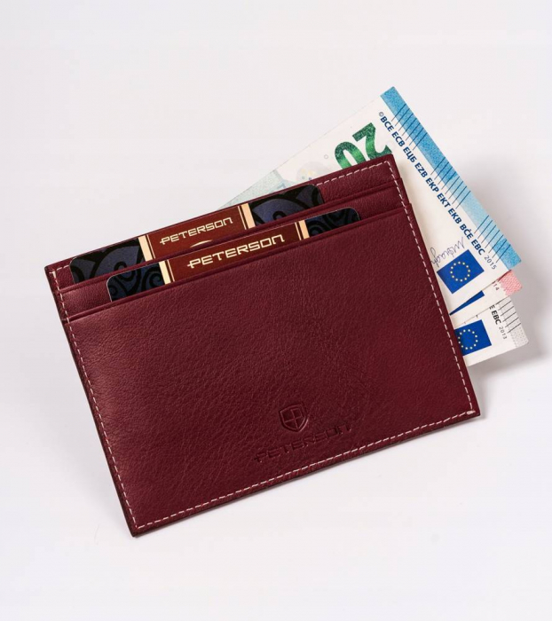 Portcard din piele naturala Peterson PTR-PTN CAW22722 [7]