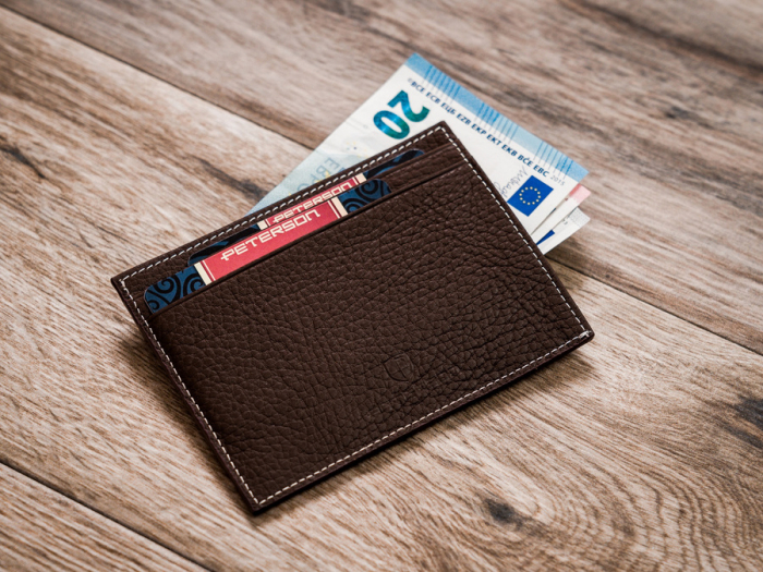 Portcard din piele naturala Peterson PTR-PTN CAW22722 [4]