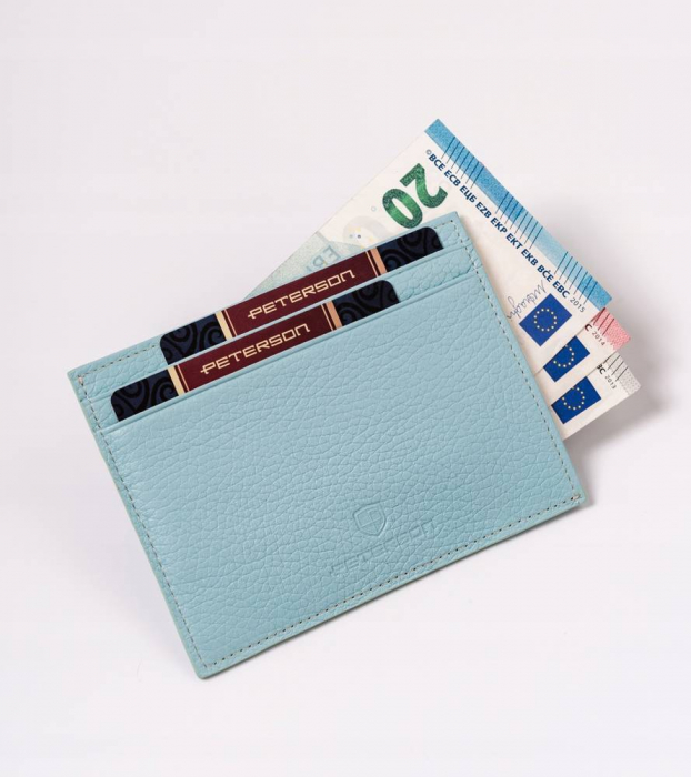 Portcard din piele naturala Peterson PTR-PTN CAW22722 [7]