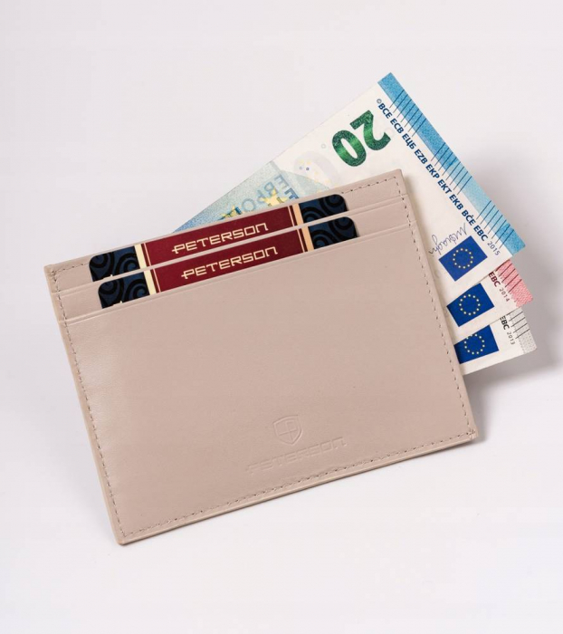Portcard din piele naturala Peterson PTR-PTN CAW22722 C463 [6]