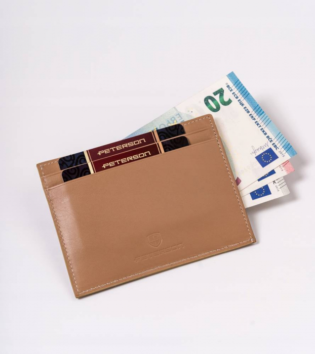 Portcard din piele naturala Peterson PTR-PTN CAW22722 C845 [2]