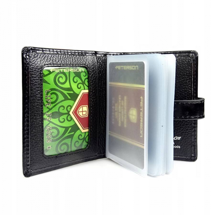Portcard din piele naturala Peterson PTR-PTN PL-102 [4]