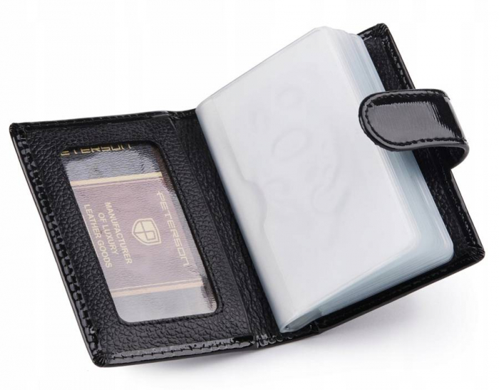 Portcard pentru femei din piele naturala Peterson PTR-PTN BC-103 [5]