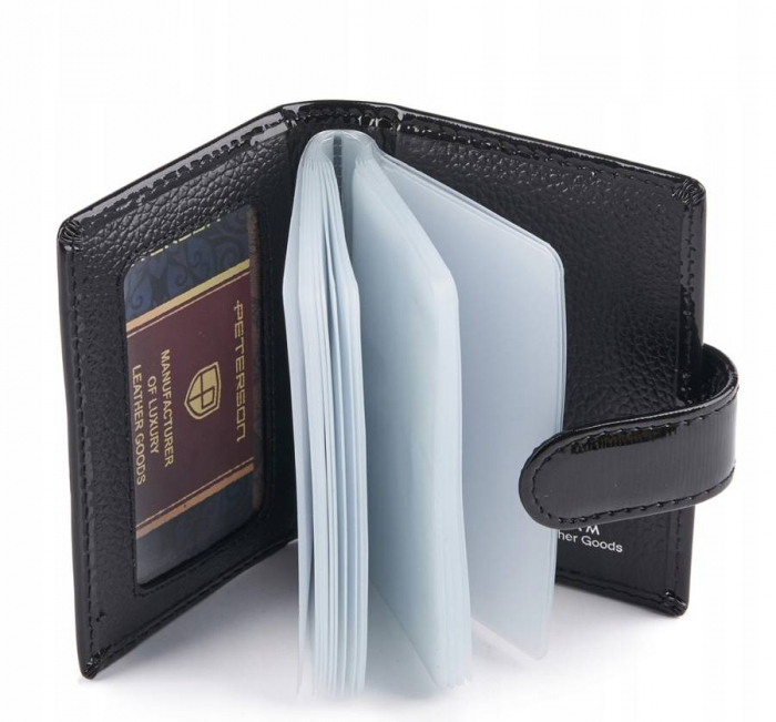 Portcard pentru femei din piele naturala Peterson PTR-PTN BC-103 [4]