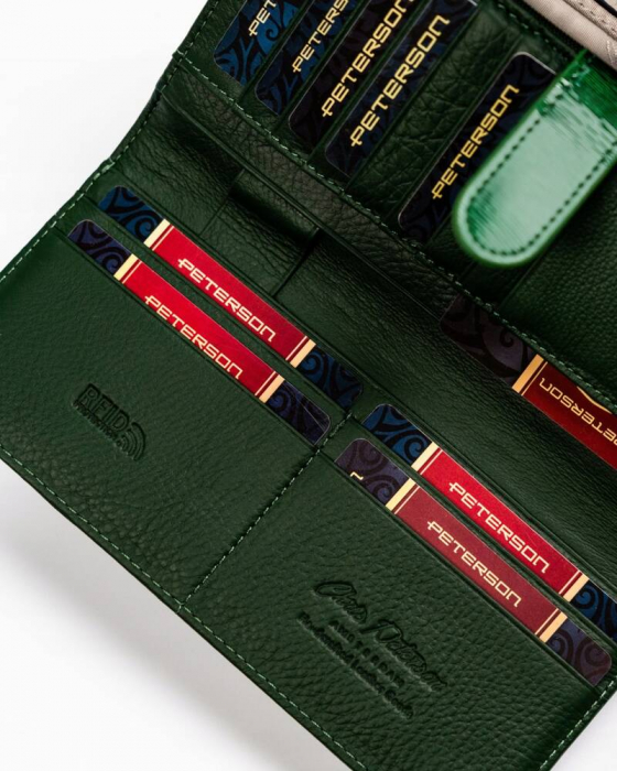 Portofel dama din piele naturala Peterson PTR-PTN 421077-SH-7655 G [9]
