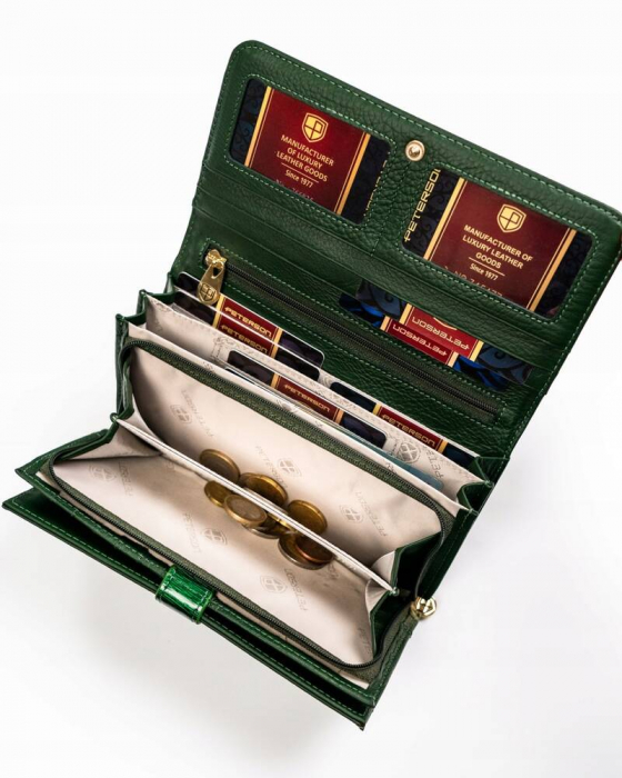 Portofel dama din piele naturala Peterson PTR-PTN 421077-SH-7655 G [11]