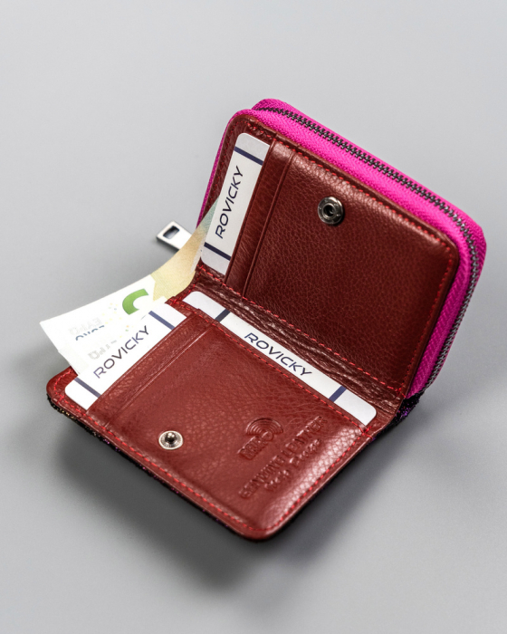 Portofel dama din piele naturala Lorenti PTR-[DH] 5157-MD [6]