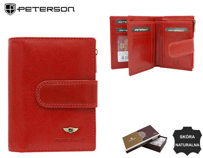 Portofel dama din piele naturala Peterson PTR-PTN 201-VTBD-8867 RE [10]