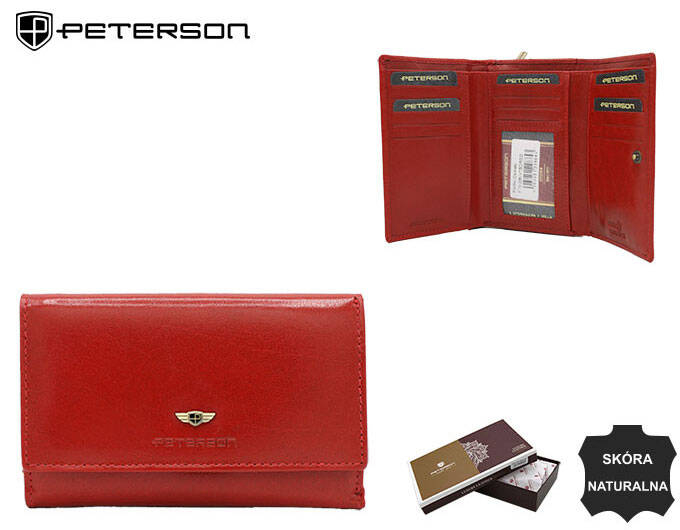 Portofel dama din piele naturala Peterson PTR-PTN 206-VTBD-8843 RE [10]