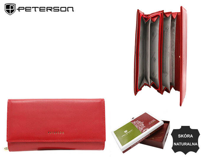 Portofel dama din piele naturala Peterson PTR-PTN 42100-SGN-7785 R [13]