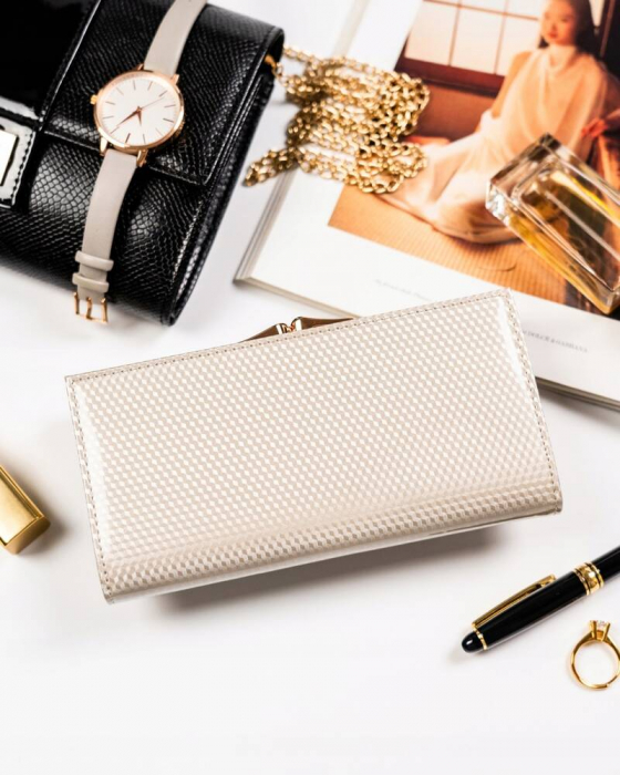 Portofel dama din piele naturala Peterson PTR-PTN 421028-SBR-7310 [5]