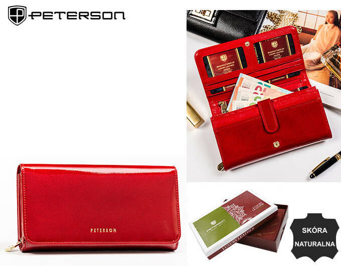 Portofel dama din piele naturala Peterson PTR-PTN 421077-SAF-7228 [7]