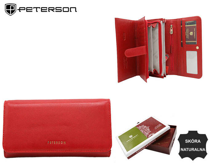 Portofel dama din piele naturala Peterson PTR-PTN 421077-SGN-7747 [10]