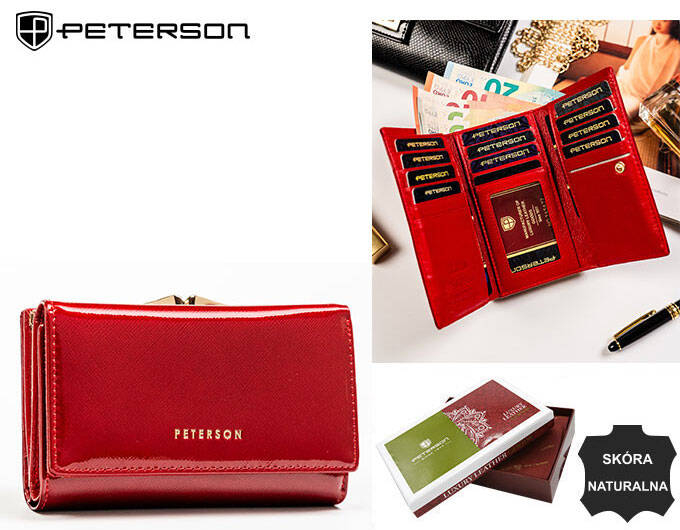 Portofel dama din piele naturala Peterson PTR-PTN 42108-SAF-7181 R [8]