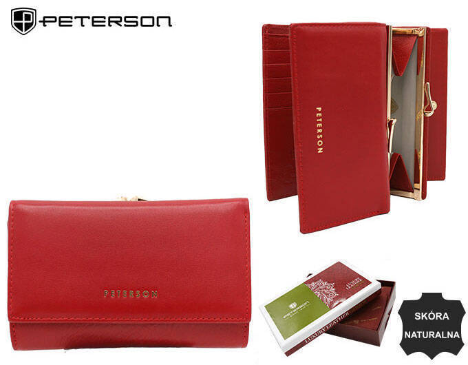 Portofel dama din piele naturala Peterson PTN 42108-SGN-7709 R [5]
