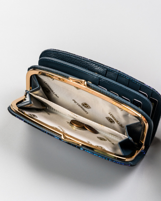 Portofel dama din piele naturala Peterson PTR-PTN 42123-ONBF S.B [9]
